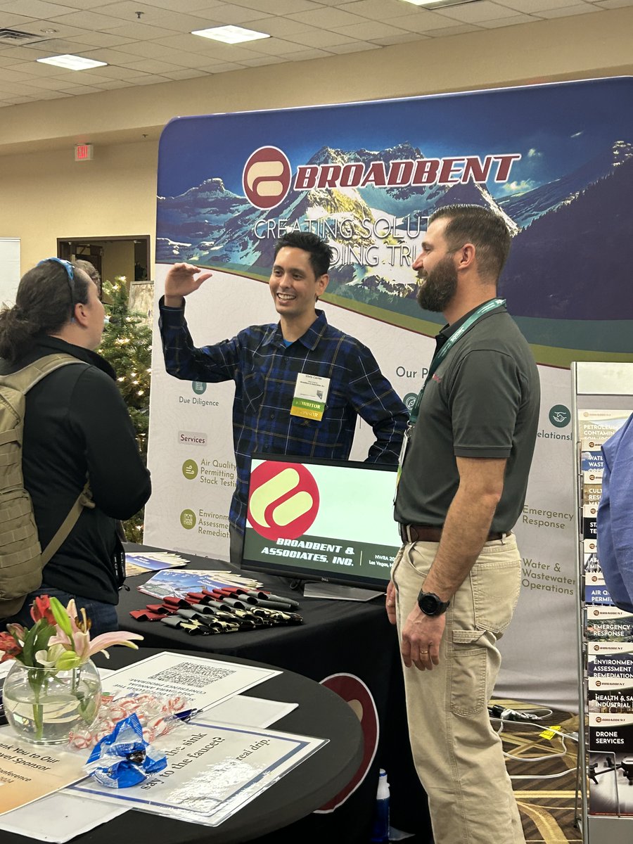 BroadbentAssoc's tweet photo. We had a great time in Las Vegas last week for the Nevada Water Resources Association’s (NWRA) 2024 Annual Meeting! Thank you to NWRA for hosting and to all our clients and partners for stopping by to see us. Be sure to check out NWRA’s calendar for more upcoming events. https://t.co/GTxON5U5jS