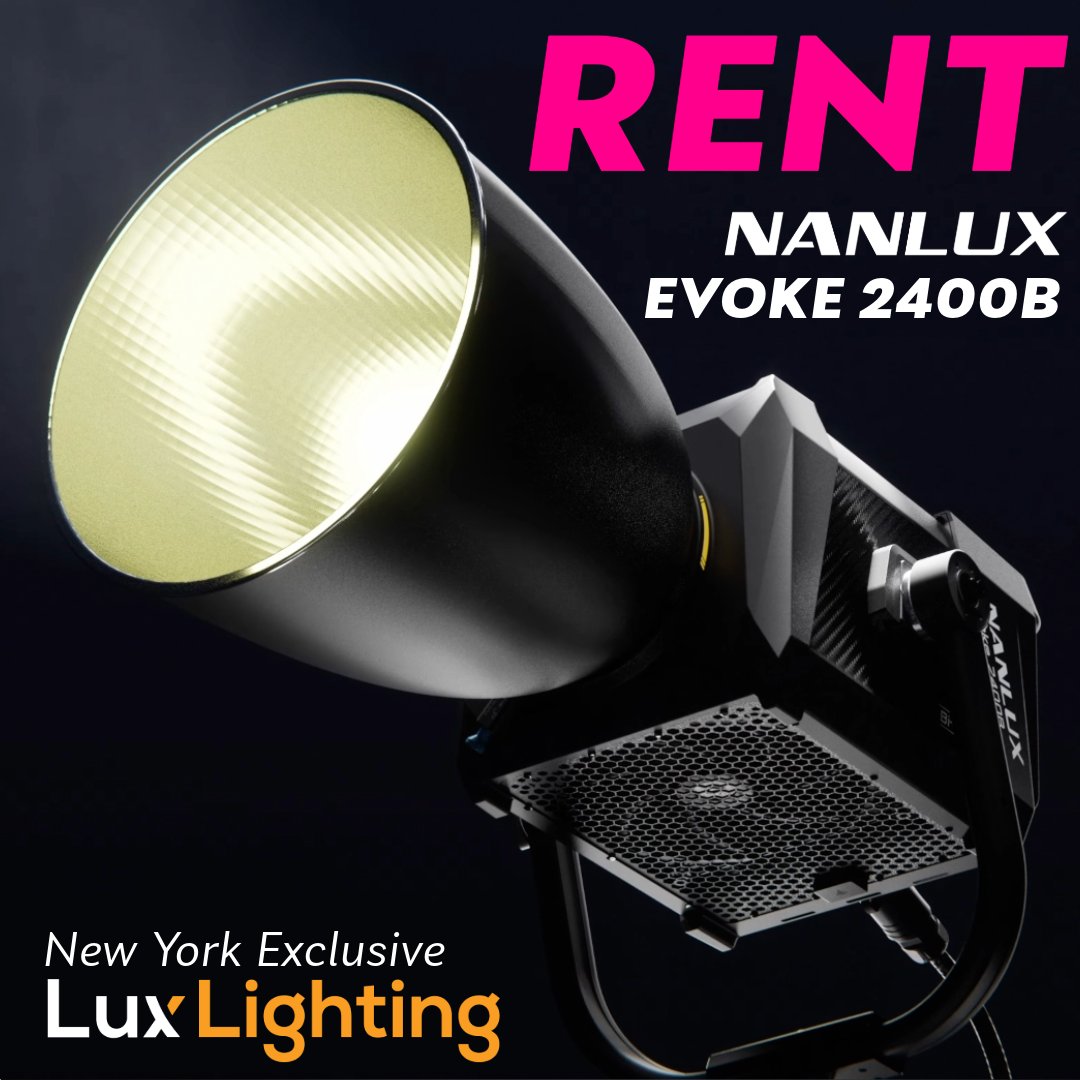 The wait is over.  Email NYC@LuxLightingLLC.Com for info.
#FreshLux @nanlux #Evoke2400B