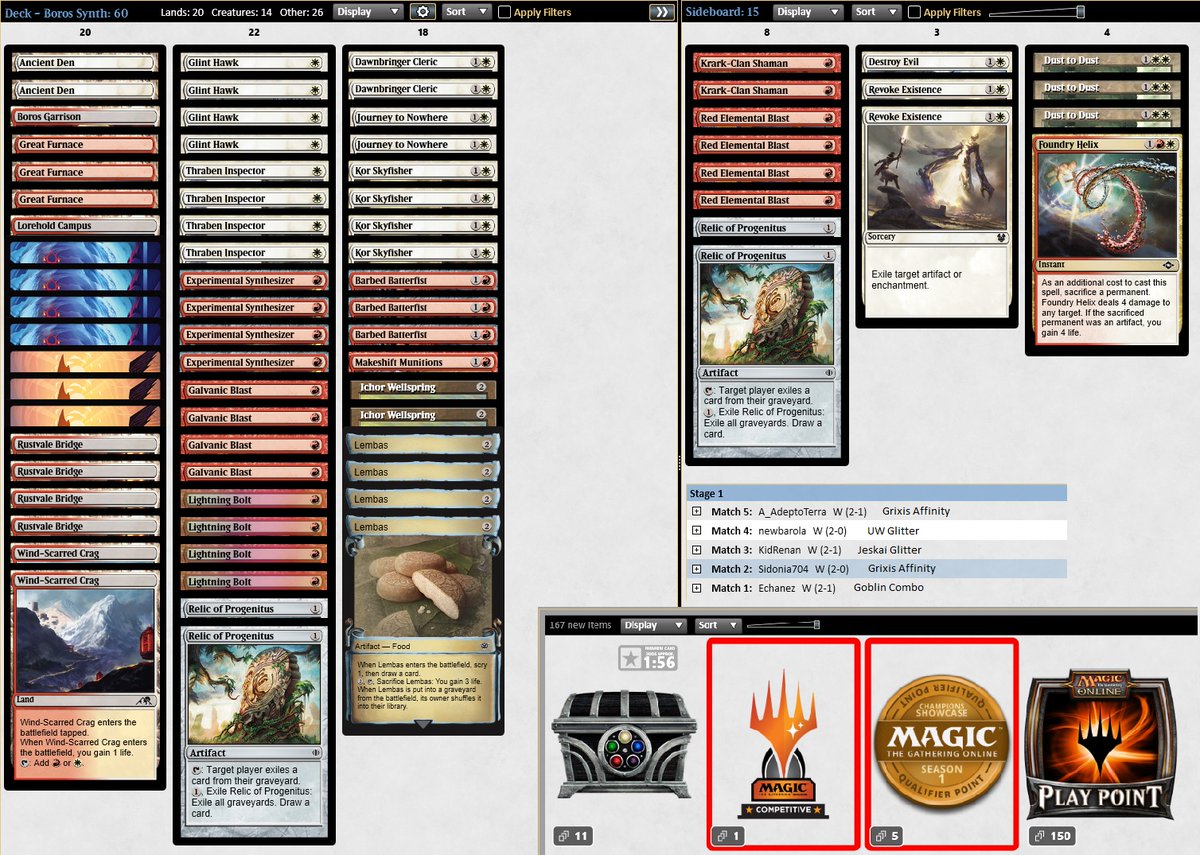 Si torna sempre dove si è stati bene! 💪🏆 🤍❤️

<a href="/PauperDecklists/">Pauper 5.0</a> 
#mtg #pauper