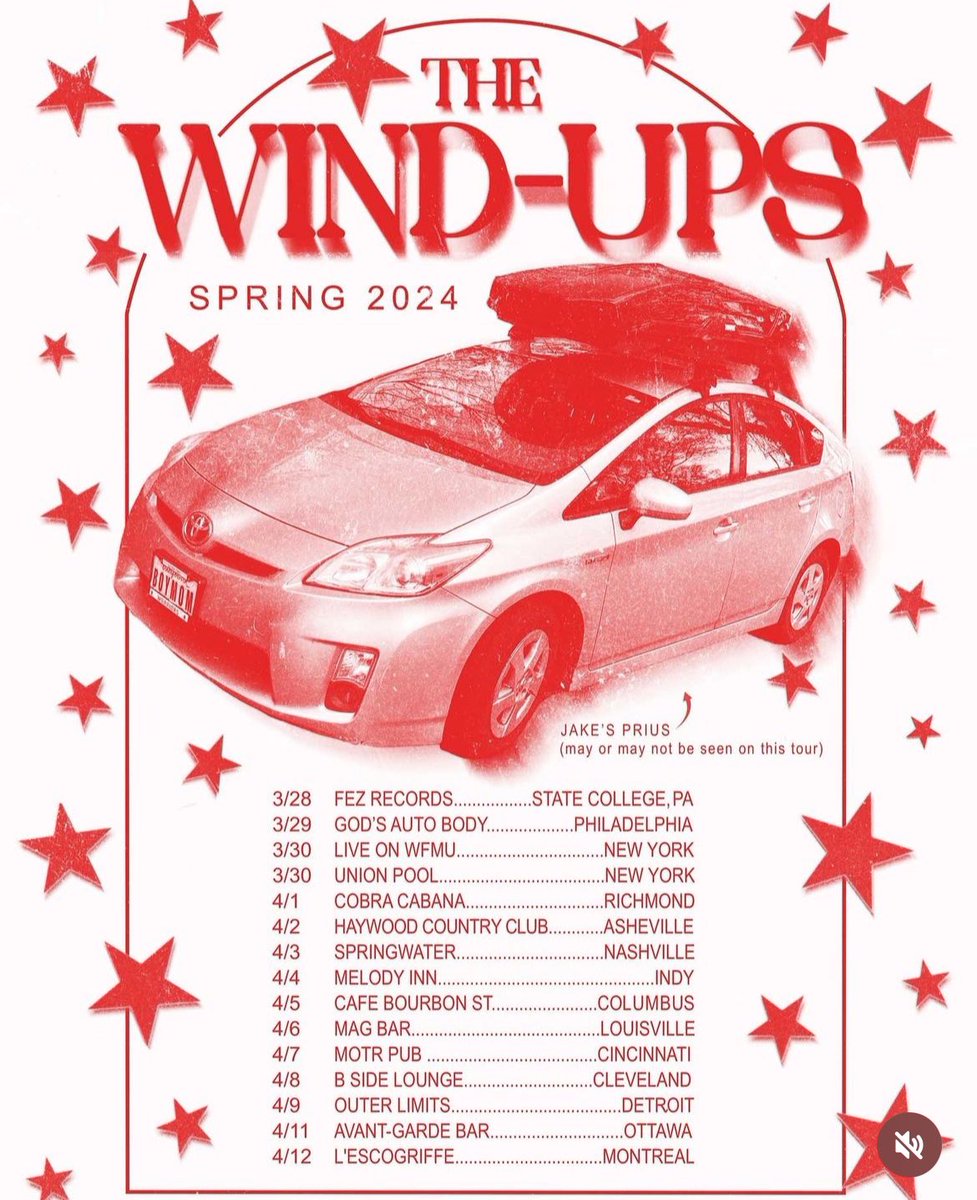 🤩 April 11 @ Avant Garde Bar!! 🤩
come see one of my fave bands right now, California’s The Wind-Ups!! i’m helping set this up and debuting my new Hidden Passages project