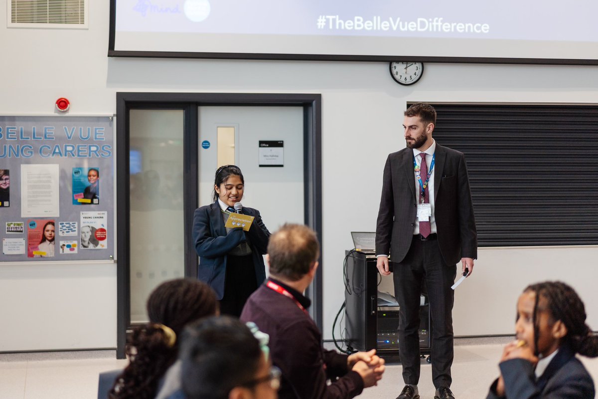 I was honoured to visit Co-op Academy Bellevue to have lunch with our students on #TimetoTalkDay.  Young people are our future and these kids are just amazing 🤩 Raising awareness of mental health, support available, and knowing it’s okay to talk is vital. @coopuk @coopbellevue