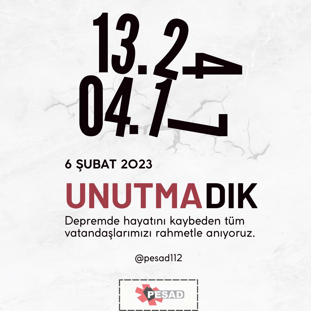 pesadtr's tweet photo. 04:17 | 13:24
#deprem #Kahramanmaras #Hatay #Adiyaman #Gaziantep #Adana #kilis #osmaniye #Malatya #6subat2023 https://t.co/lAyGKUDRkh
