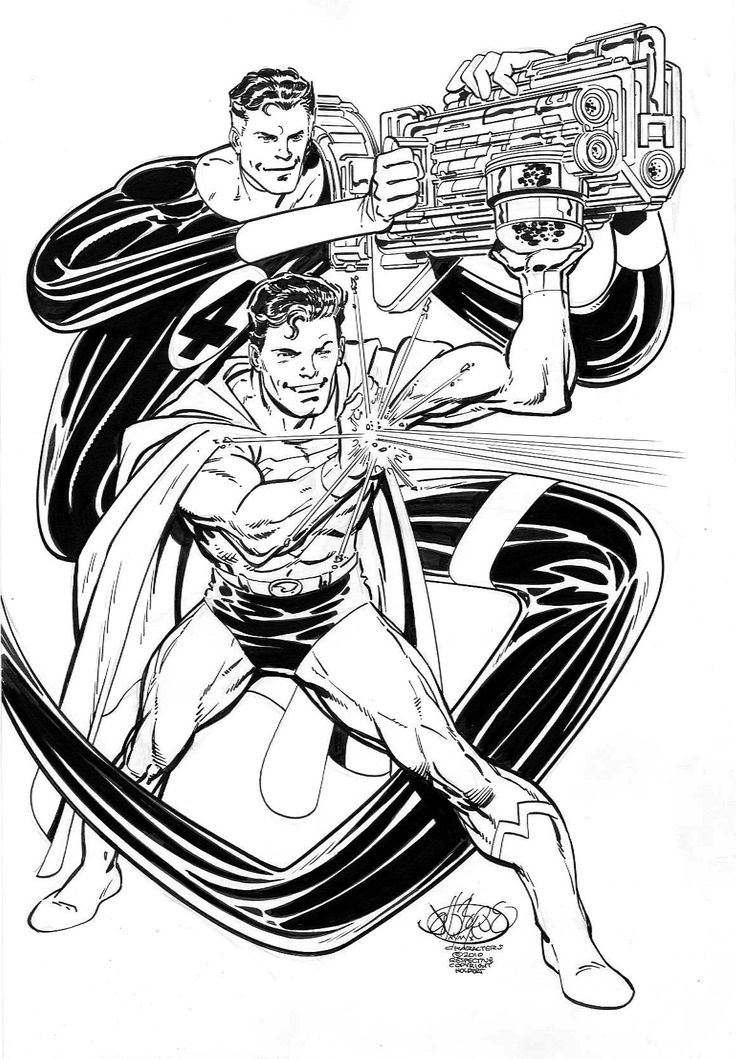 #misterfantastic & #superman artwork by #johnbyrne