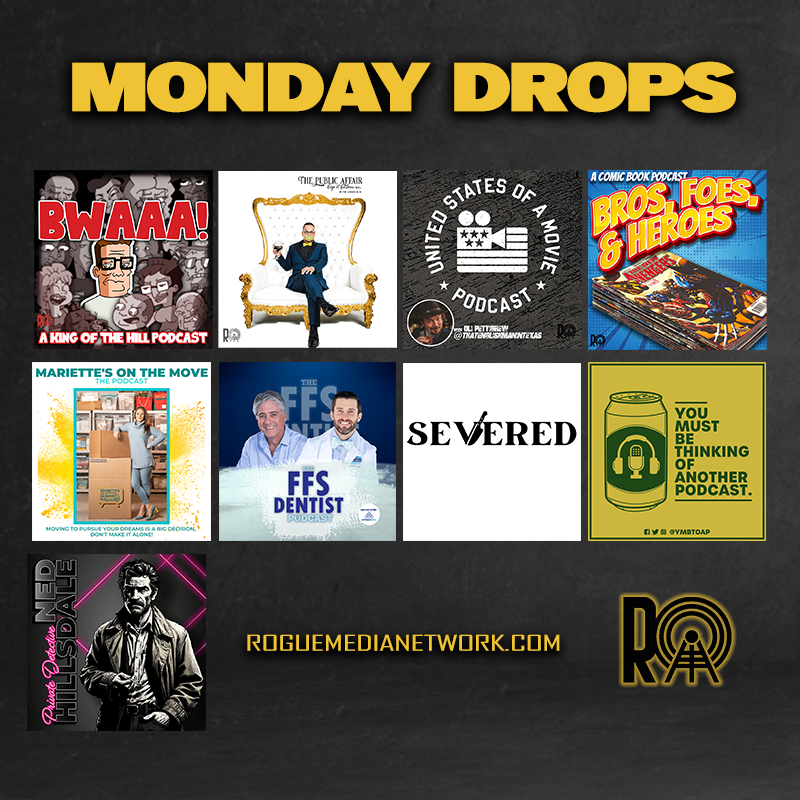 network_rogue's tweet image. Rogue Media Drops - Monday, February, 5th!

 View all new episodes here: bit.ly/46BiMni

Bros Foes and Heroes - @brofoehero
Reprints: Gillette Razors Presents - High-School Love Affair
spoti.fi/48Muxcd

Start your show with us today! bit.ly/46ITjIm