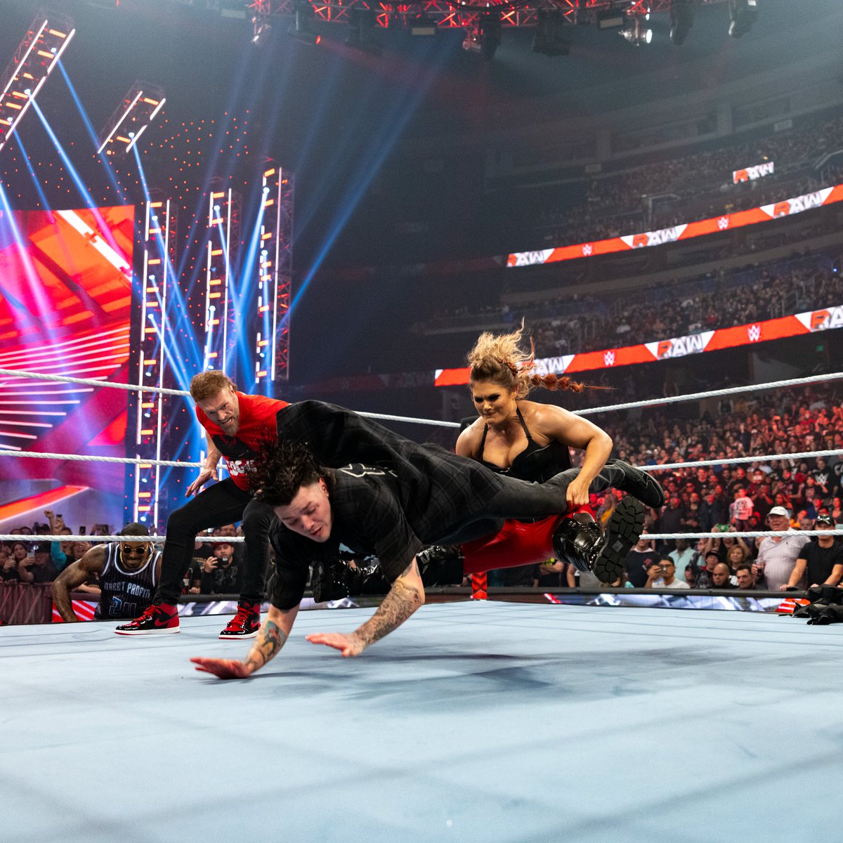 1 year ago, @DomMysterio35 went from 'Mami' to 'Mother 'when he crossed The Glamazon @TheBethPhoenix! #WWERaw