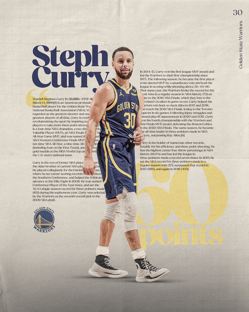 Steph Curry 60-piece 🎨🏀

#smsports #sportsdesign #stephcurry #sportsgraphicdesign #photoshop #nba #warriors #graphicdesign