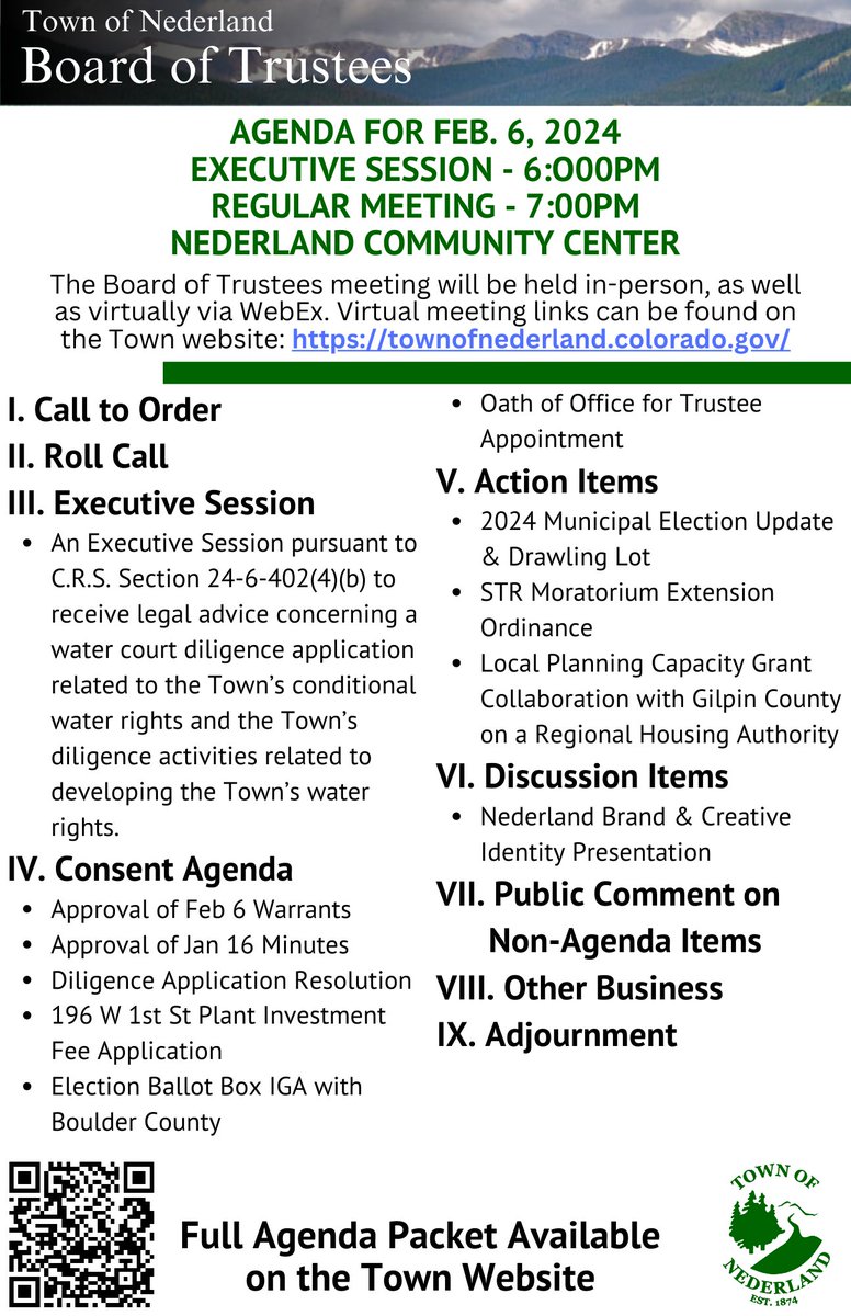 Town of Nederland,CO tweet media