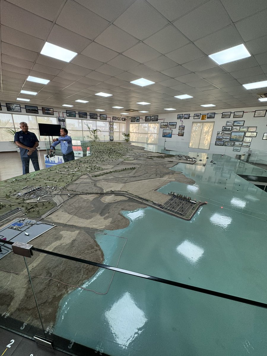 Thank you Gautam and Priti! The Adani renewable development is immense with the scale that India needs to move to zero emission energy. This huge combination of wind and solar is being built on otherwise desolate salt flats. We inspected the solar panel factories, the wind