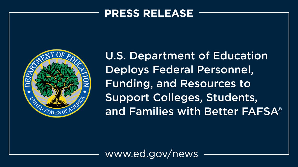 U.S. Department of Education tweet media