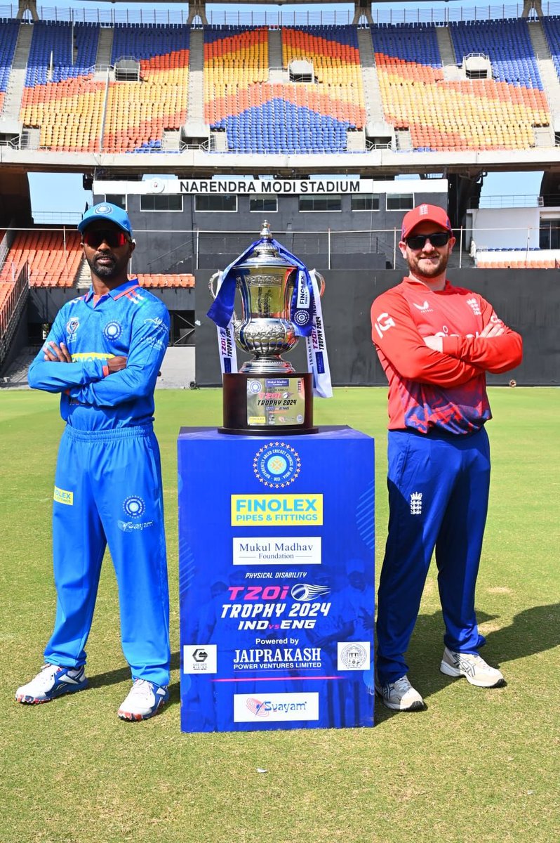 Callum Flynn and his England Men’s Physically Disabled team take on their Indian counterparts tomorrow in the last game of their five-match IT20 series. The venue? The Narenda Modi Stadium. The capacity? A cool 132,000.