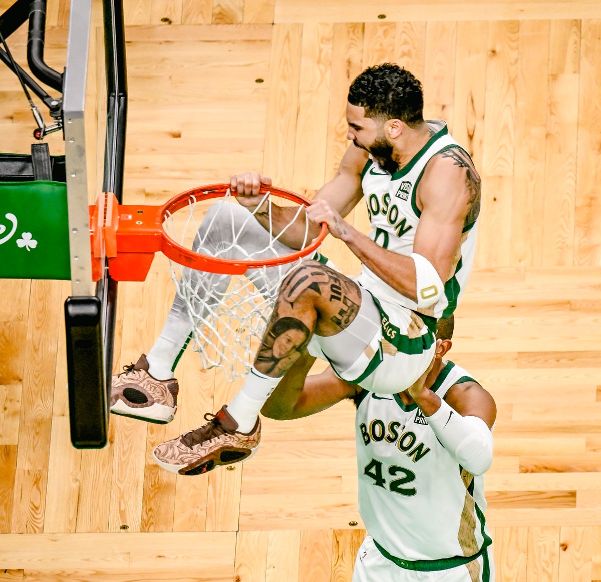 celtics's tweet photo. thinking about how electric this dunk was ⚡️ https://t.co/35rKxyPGEy