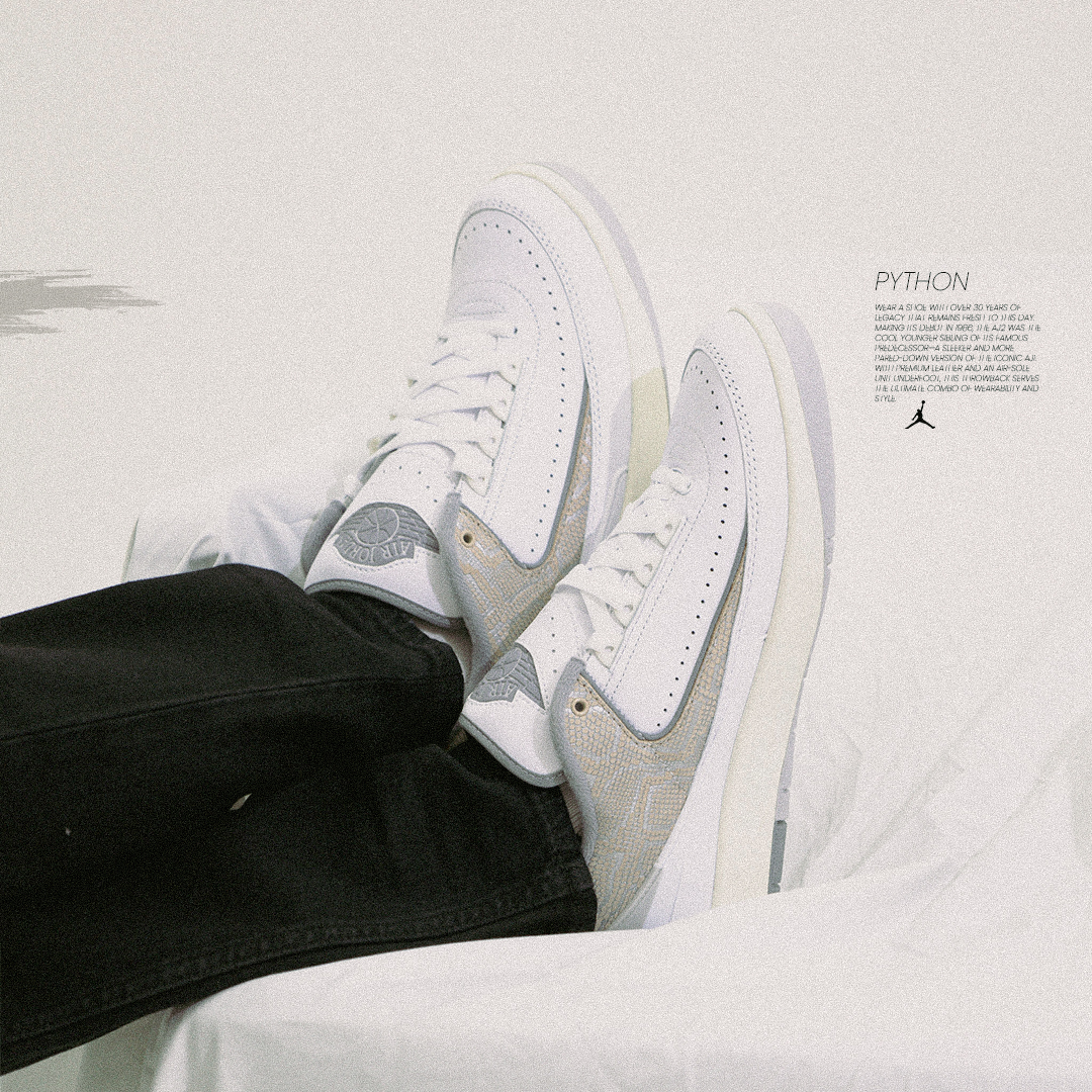 topsnbottomsusa's tweet image. Get ready for the grand release of the Air Jordan 2 Retro Low 'Python' on Feb 07!! 🐍👟 Secure your chance by joining the raffle live on our website. 🎉
#AirJordan2Python #LowPython #sneakerhead #sneakerrelease #sneakernews #sneakerlove #sneakerfreaker #kicks #sneakergame
