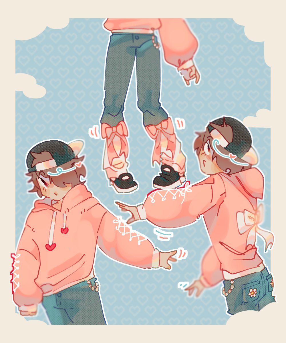 Amé a Luzu Emo Coquette adjajsdkad ☁️💗✨

#luzufanart