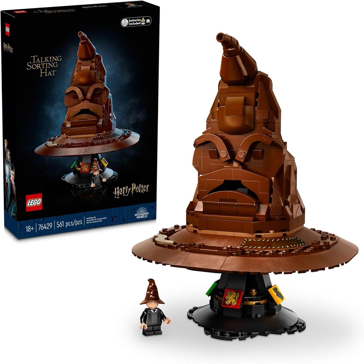 pop_holmes's tweet photo. Preorder Talking Sorting Hat LEGO set at Amazon! $99, 561 pcs and releases March 1st #ad
https://t.co/nshm2IRBwT
#harrypotter #wizardingworld #talkingsortinghat #LEGO #LegoMiniFigures #AFOL #LegoSets #Popholmes https://t.co/aO4at0hUQQ