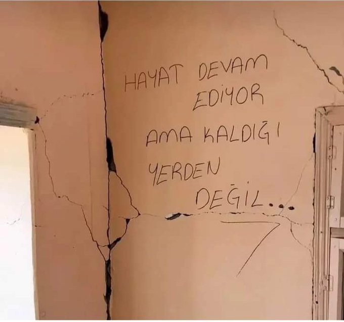 #6subat2023 geçen sadece zaman.