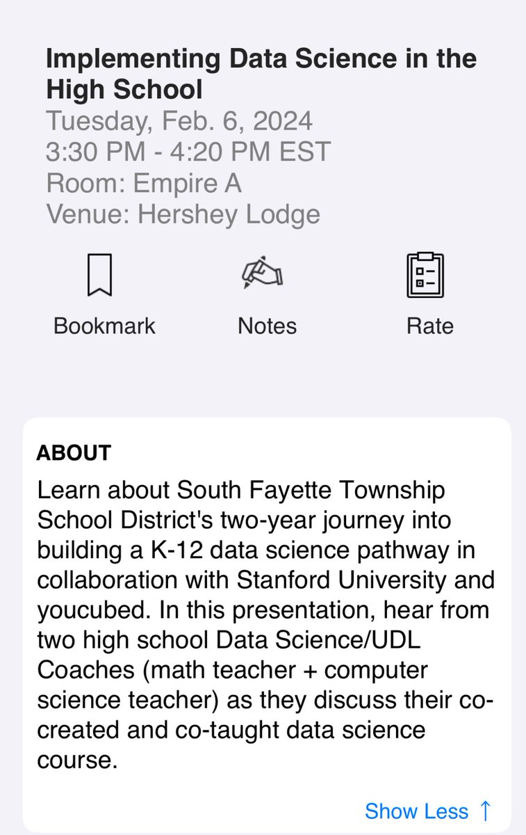 Looking forward to two sessions on #datascience at #peteandc on Tuesday from <a href="/CCIU_24/">Chester County Intermediate Unit</a> and <a href="/SouthFayetteSD/">South Fayette Township School District</a>! 

#dataliteracy