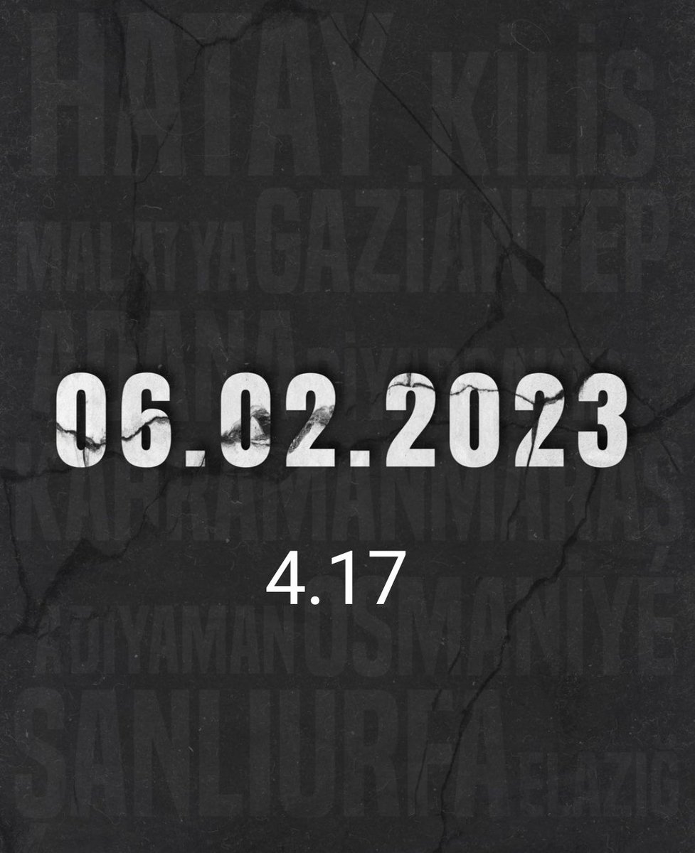 #6subat2023  Her yıl 6 Şubat benim için heyecan verici bir gündü. Benim doğum günümdü. Artık uyuyamadığım her dakikasında 2023 yılında ne yaptığımı hatırladığım, ağladığım bir gün oldu. Allahım kimseye böyle bir gün yaşatmasın.