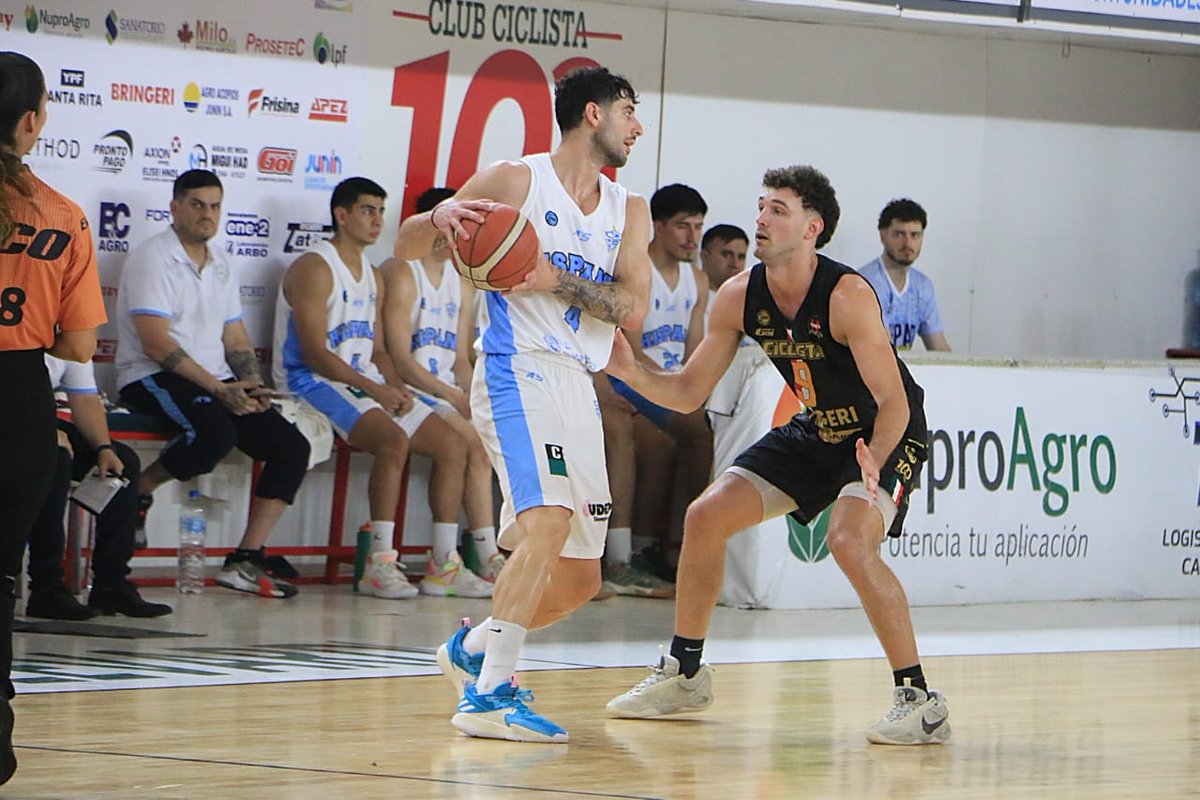 😱 En un partido para el infarto <a href="/HispanoBasquet/">Hispano Americano</a> logró una valiosa victoria sobre <a href="/SomosCiclista/">Club Ciclista Juninense</a> en doble suplementario por 75-74.

📊 G. Romero (H): 21 puntos y 15 rebotes
📊 A. Pablo (C): 26 puntos y 13 rebotes

🖇️ estadisticascabb.gesdeportiva.es/proximos-parti…