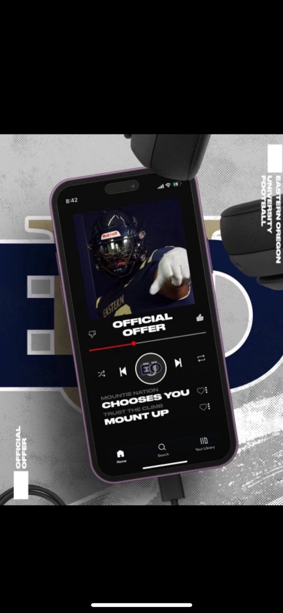 Thank you <a href="/IAMWILLIECAMP/">Coach C</a> and <a href="/EouFootball/">EOU Football</a> for the offer to play football and continue my education I am blessed for this opportunity!
