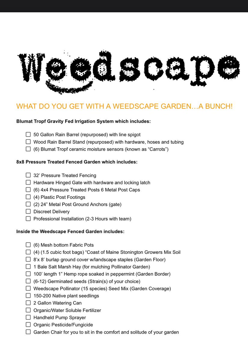 What do you get with a #Weedscape Standard Garden? #CannabisGardens #PollinatorGardens #Cannabis #Gardens #Massachusetts