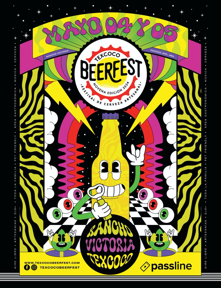 DopplerBar's tweet photo. Texcoco Beerfest 2024 
4 y 5 de mayo #TBF24 https://t.co/TYZYC9996o