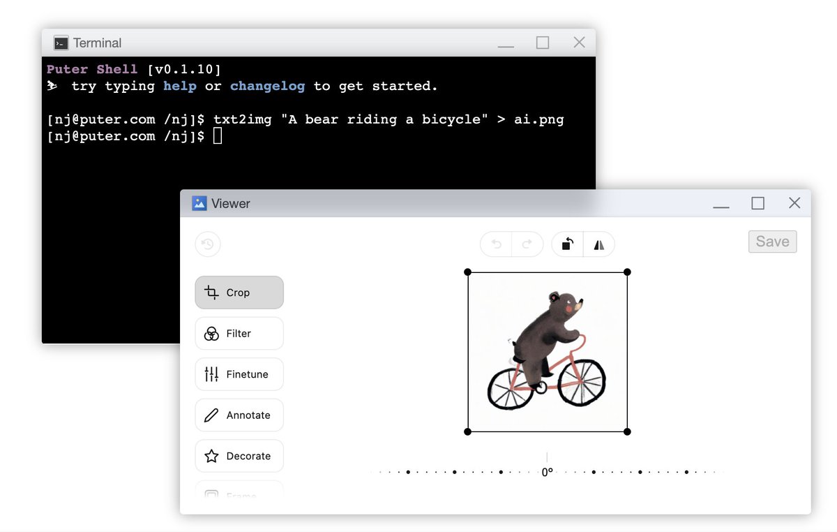DALL-E in the terminal?!
puter.com/app/terminal