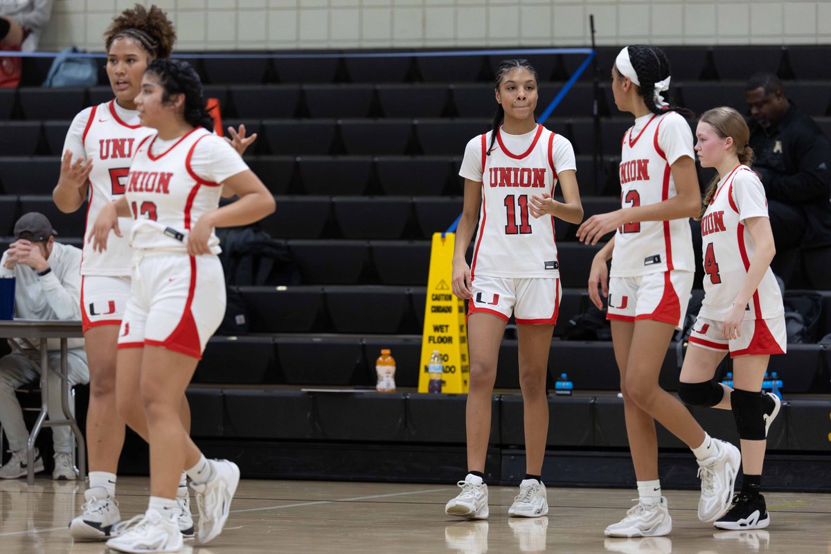 Union Redhawks Girls Basketball, 8th Grade Red vs Muskogee Green (FVC Tournament),  2/5/2024. Follow the link in my profile to see more photos from this event in my sports photo galleries.