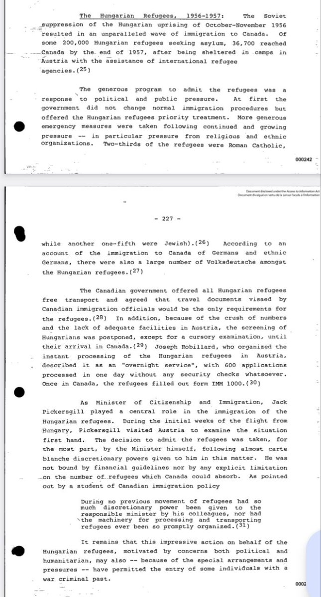 TheCanadaFiles's tweet photo. Hungarian Jew lynchers were able to enter Canada on minister's initiative:

Canadian immigration minister Jack Pickersgill intervened to bring in Hungarian refugees after the 1956 Hungarian fascist uprising, without any screening before they came to Canada. During the uprising, there were repeated lynchings of Jews.

Continue:
https://t.co/XyDxNhw62y