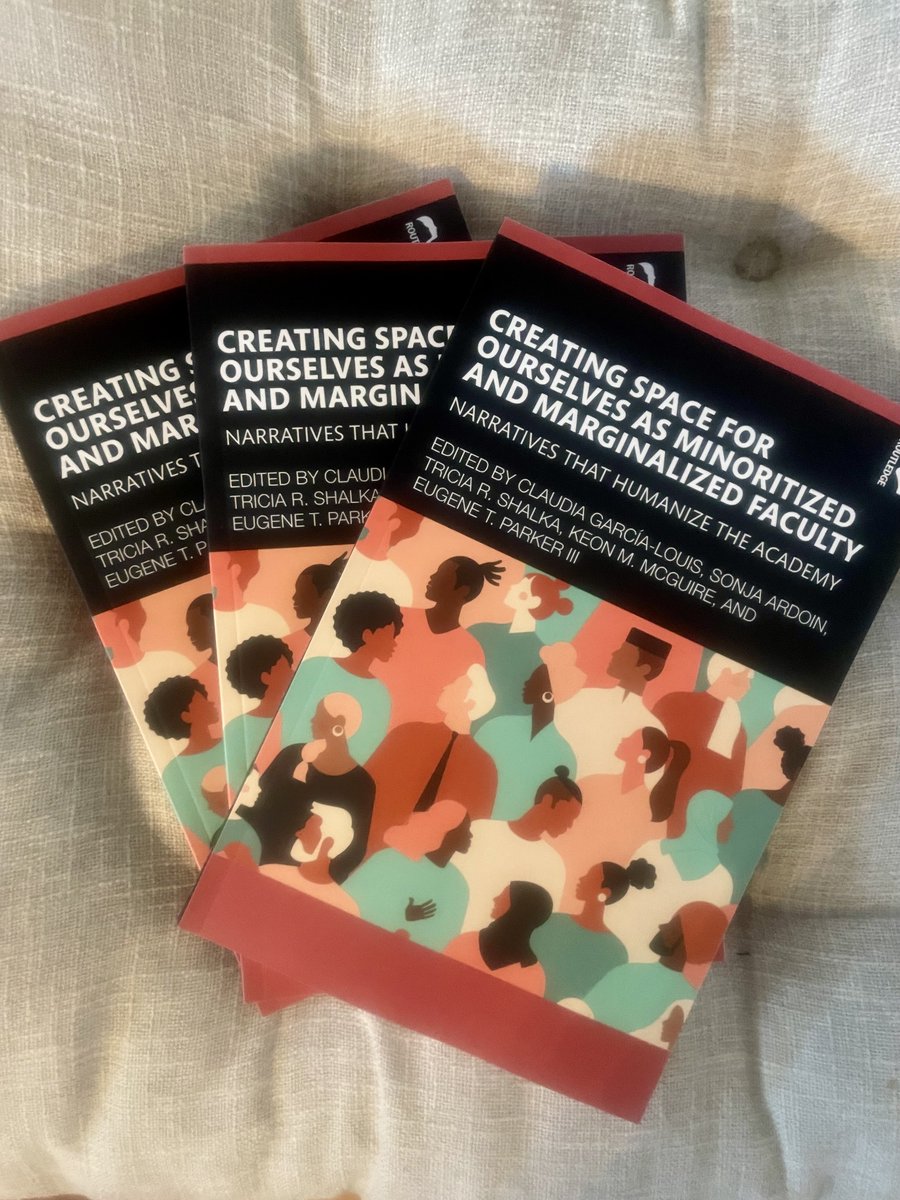 NEW PUB ALERT!! I will always and forever be in awe when books arrive in the mail with my name as part of the byline. This text is hot off the press, and it was such a joyful collaboration with many colleagues and friends. 1/4 #HigherEd #FacultyLife