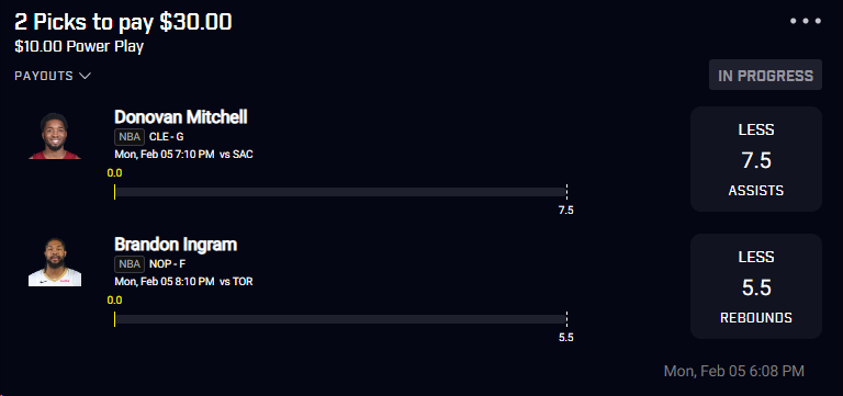DefiantPicks's tweet image. Starting back at Day 1 of the Ladder Challenge. Let's start the run!

This slip was created using the player prop dashboard:
defiantbets.com/Pick&amp;#039;Em_Player…

Day 1: $10–&amp;gt;$30 ⬅️
Day 2: $20–&amp;gt;$60 
Day 3: $40–&amp;gt;$120
Day 4: $80–&amp;gt;$240
Day 5: $320-&amp;gt;$9600
Day 6: $320-&amp;gt;$960
Day 7: $640-&amp;gt;$1920…