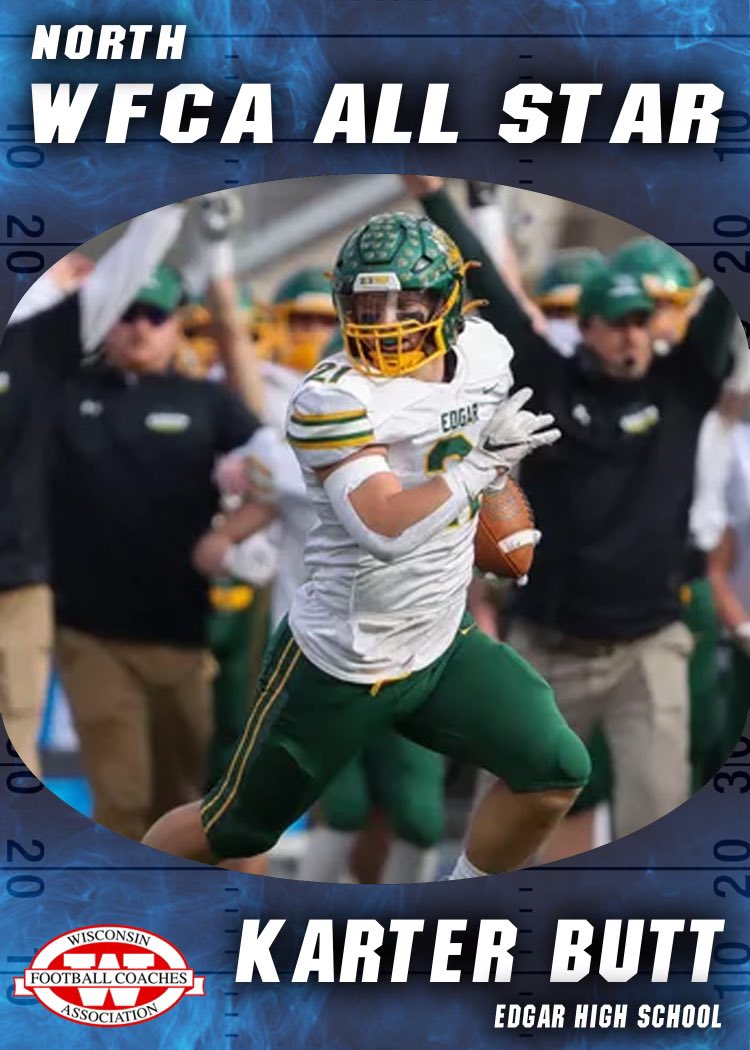 Extremely honored to be selected to represent the North in the upcoming WFCA All-Star Game!! #wisfb