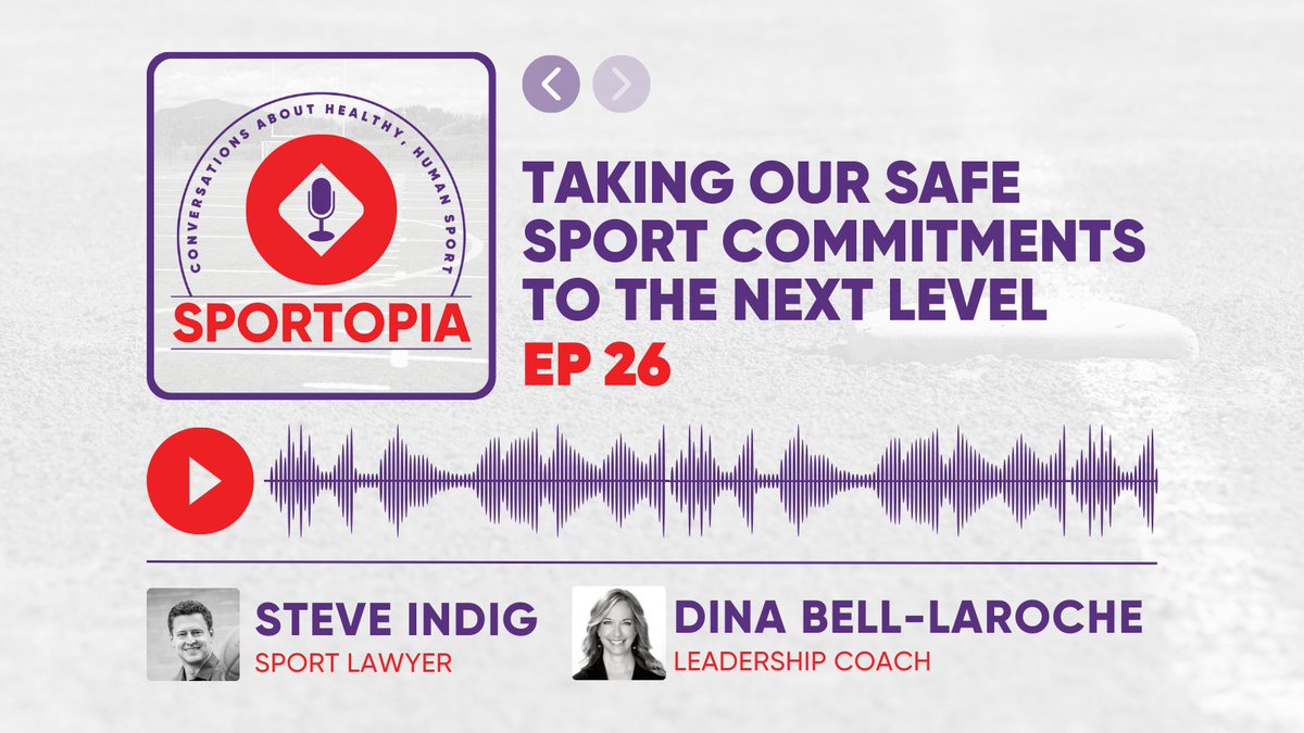 sportlawca's tweet photo. 🎙 Listen to the newest episode of #Sportopia now! This week, Steve and Dina welcome #SportLaw team member Kristin Noonan to talk about how sport leaders can take practical steps to implement and activate their Safe Sport commitments.
Listen now at https://t.co/7oecAUywCf https://t.co/OC9z90sFP7