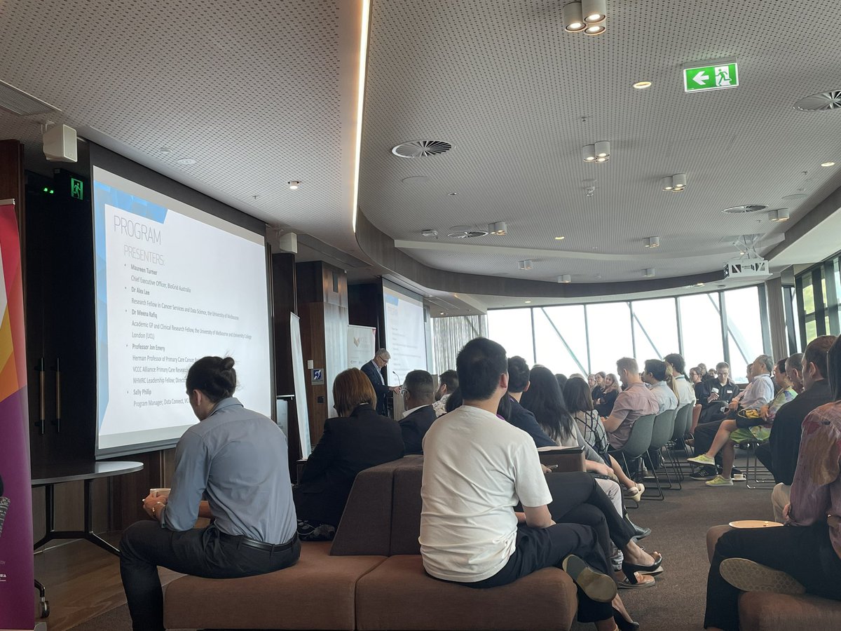 University of Melbourne Cancer in Primary Care (@umcpc_official) on Twitter photo Professor Grant McArthur introducing the DataConnect Program. Our data research team uses anonymised primary care data linked to hospital and cancer registry data to aid early detection of cancer <a href="/ProfJonEmery/">Jon Emery</a> <a href="/DrMeenaRafiq/">Dr Meena Rafiq</a> <a href="/VCCCAlliance/">VCCC Alliance</a> Professor Grant McArthur introducing the DataConnect Program. Our data research team uses anonymised primary care data linked to hospital and cancer registry data to aid early detection of cancer <a href="/ProfJonEmery/">Jon Emery</a> <a href="/DrMeenaRafiq/">Dr Meena Rafiq</a> <a href="/VCCCAlliance/">VCCC Alliance</a>