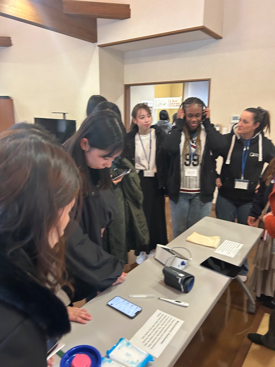 Interesting time at Keio University seeing and using tele health monitoring in the skills labs!
