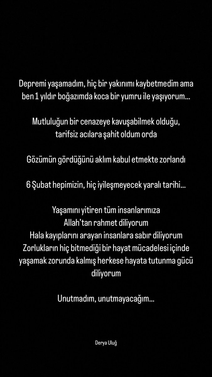 6 Şubat 2023… ♾️