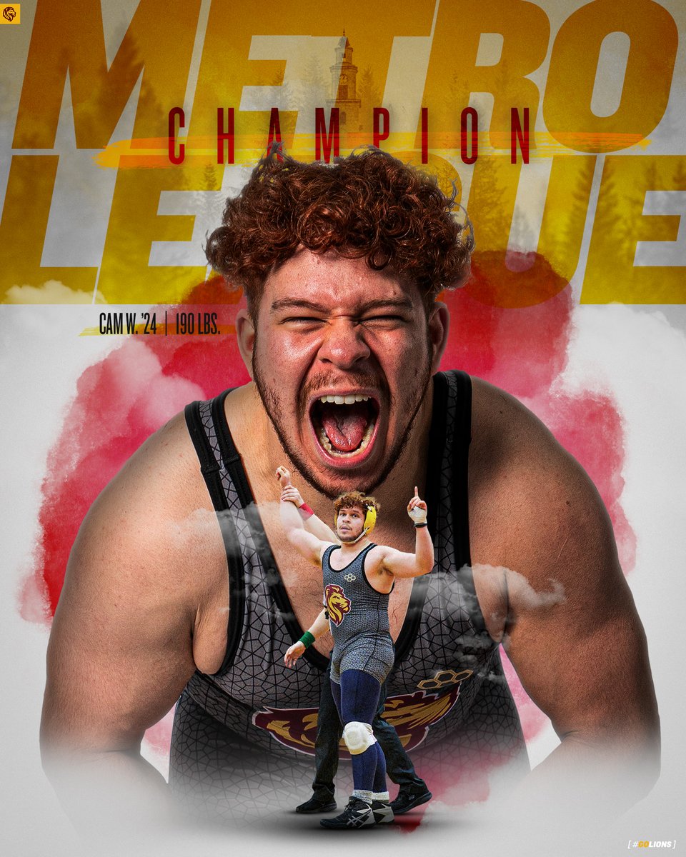 Cam Whitt '24 is your Metro League champion in the 190 lb. weight class! That's Lakeside's first Metro champ in more than a decade!

Big congrats to our other finishers:
Ariya S. '26 - 8th
Gabi G. '24 - 7th
Angelina S. '26 - 5th
Jomie S. '25 - 10th
Gabriel M. '25 - 4th

#GOLIONS