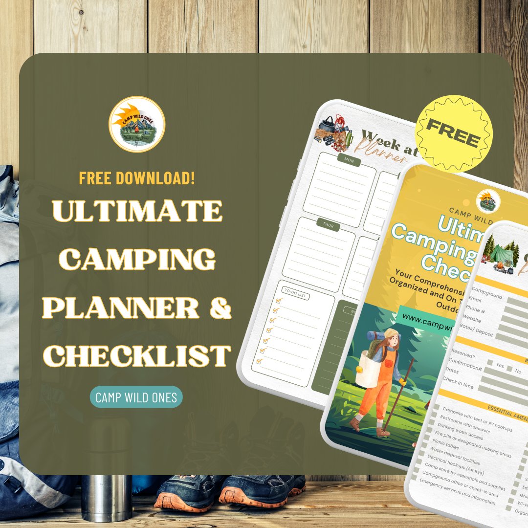 camp_wild_ones's tweet photo. Get your FREE copy now:➡️ https://t.co/iwghJLZxi7

Follow us and tag fellow campers. 🙌

#Campwildones #Wildandfree #CampingChecklist #OutdoorAdventure #CampingEssentials #OutdoorSafety #PrintablePlanner #Freebies https://t.co/YloORPZBbp
