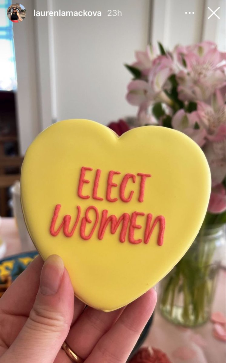 My brilliant niece Lauren made these!  #ElectWomen