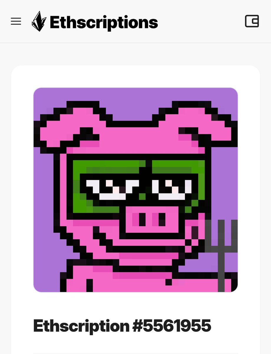 UNO8grx's tweet photo. 1st $PORK on #ethscriptions? https://t.co/7uiLi1KDdk