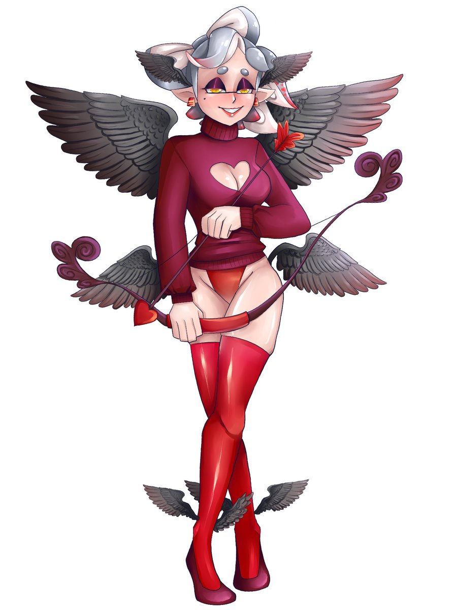 MaddeningTrash's tweet image. Fun fact: this is a redraw of this art from 2 years ago. I’d like to think I improved!