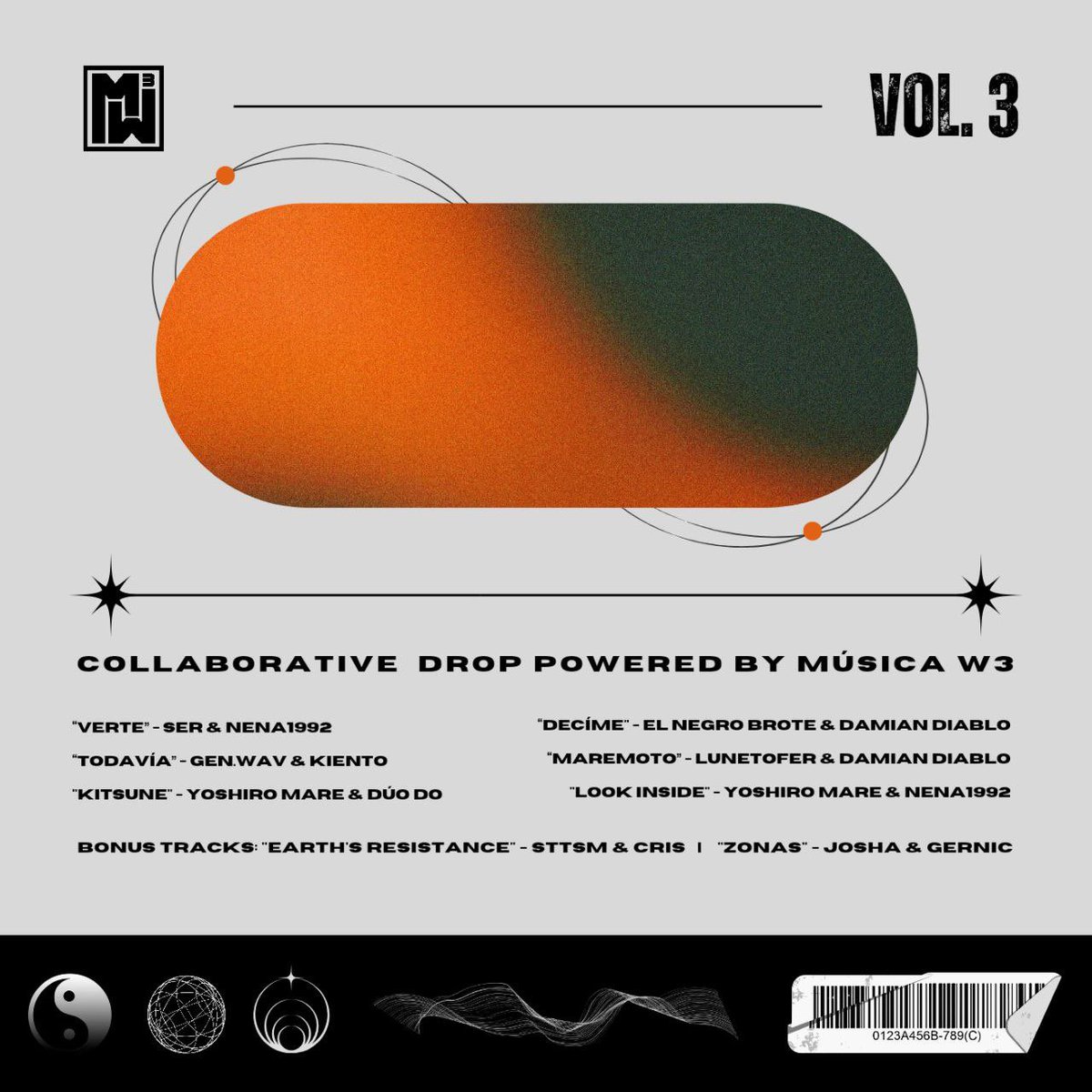 Atención Comunidad📣 

Estamos contentos de anunciar el lanzamiento de nuestro tercer drop colectivo y muy honrados de contar con una contribución colaborativa tan increíble!

Música W3 Vol.3 🟠

8 canciones / 13 artistas

Fecha de Lanzamiento:

📆Febrero 8 / 2024
🛎️12:00PM EST