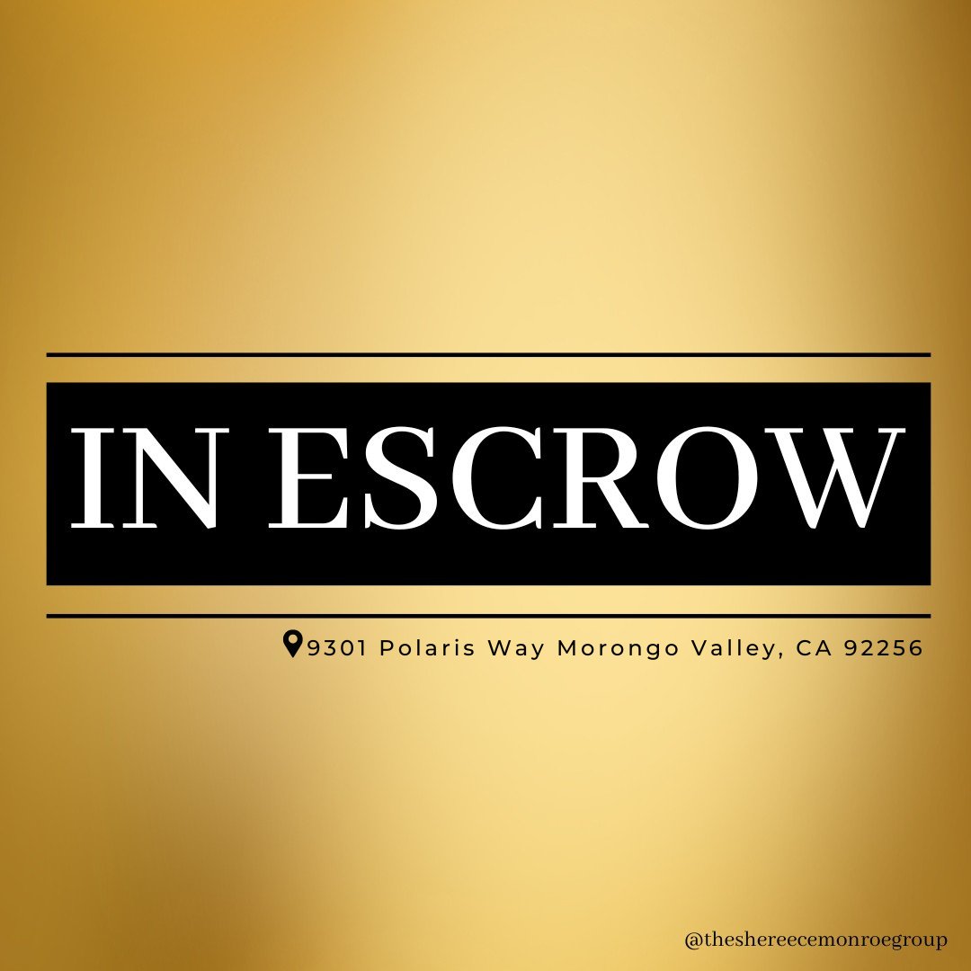 ShereeceMonroe's tweet photo. We’re In Escrow!
9301 Polaris Way Morongo Valley, CA 92256

Shereece Monroe/CEO, Realtor
The Shereece Monroe Group
Keller Williams Empire Estates
Keller Williams Punta Cana
Boulevard Homes
Kw Luxury Division
BRE: 01280178
GA Lic. No: 404459 https://t.co/Z47PJoy0Hx