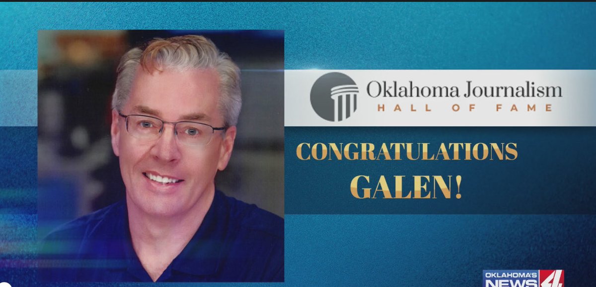 NO ONE deserves it more than our Great State reporter and my terrific long-time friend Galen Culver. Best storyteller in the biz. ⁦@kfor⁩ ⁦@tcblume⁩