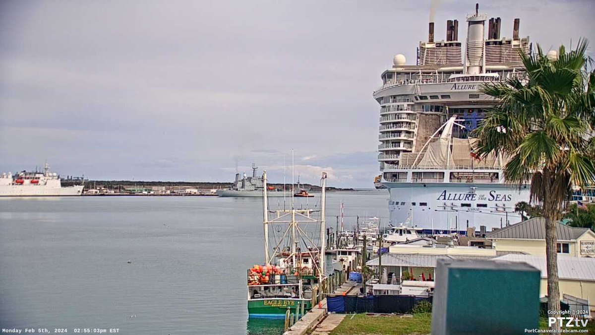 WarshipCam's tweet photo. HMS Scott (H131) Scott-class ocean survey vessel leaving Port Canaveral, Florida - February 5, 2024 #hmsscott #h131
SRC: webcam / https://t.co/TE0vJ0W2SO / https://t.co/iPmyZ2A17i https://t.co/trTZ3DnCR2