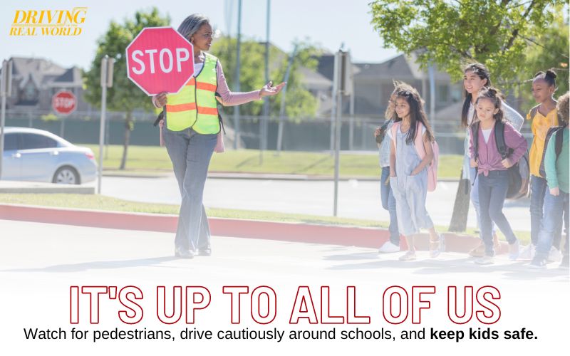Drive safely around schools, it's a no brainer. In fact, if you don't need to drive near them, avoid them altogether! #safedriving #Keepkidssafe