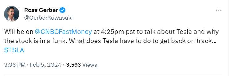 TeslaBoomerMama's tweet photo. Why, @SullyCNBC, just why?

Gerber holds a mere 3,400 TSLA shares.
He is frustrated about his Board candidature.

The Shareholder Proposal we did last week got signed by 5,821 people holding 23,337,127 shares (average of 4,009, i.e. +20% pp).  

And 6,863 times more than Gerber.