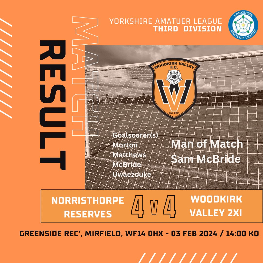Woodkirk Valley Football Club (@woodkirkvalley) on Twitter photo 