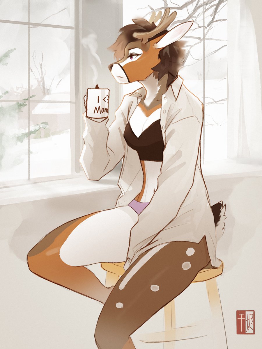 Cold day
Commission art for <a href="/cervinenine/">Hokuloa</a>