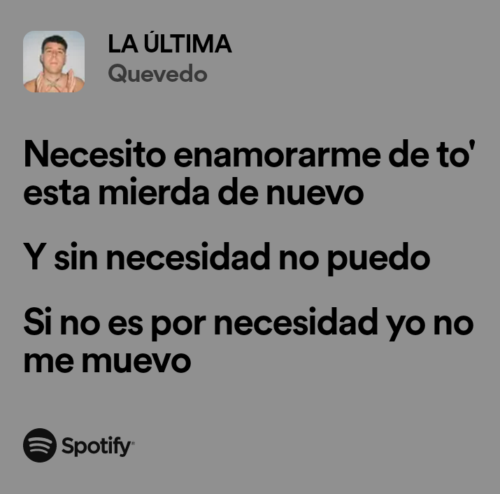 LA ÚLTIMA - QUEVEDO