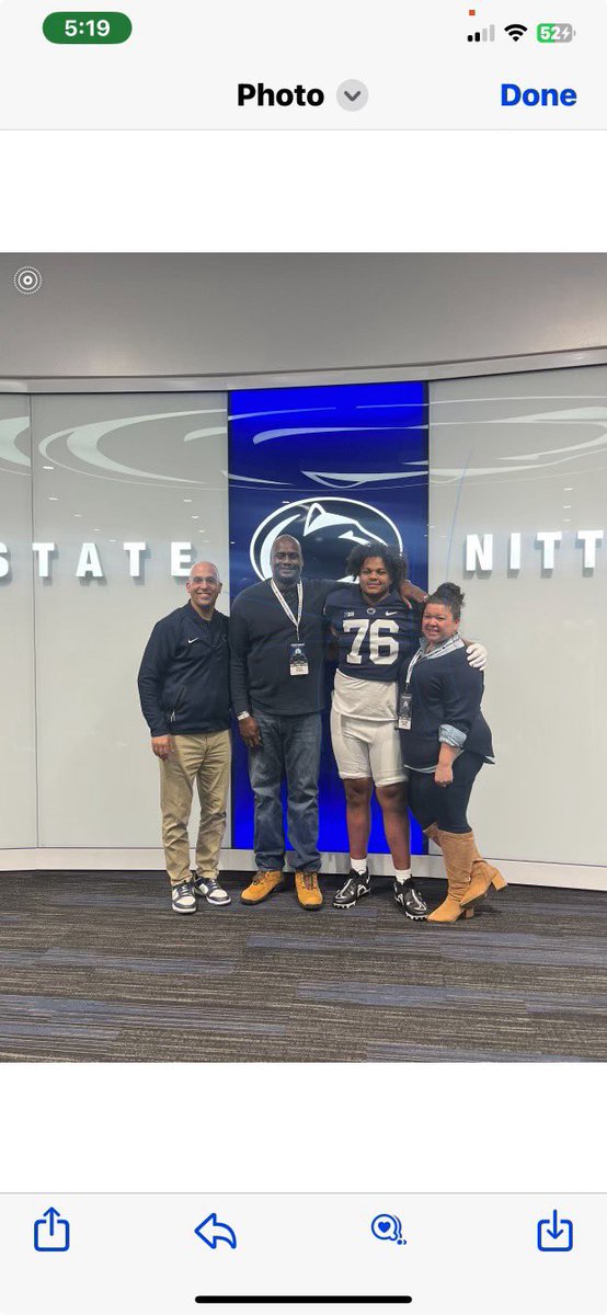 What an eye opening and exciting time this past Saturday at @PennStateFball! So thankful to have been a part of their Junior day, and especially thankful for the generosity and hospitality from their coaching staff‼️@CoachTrautFB @coachjfranklin